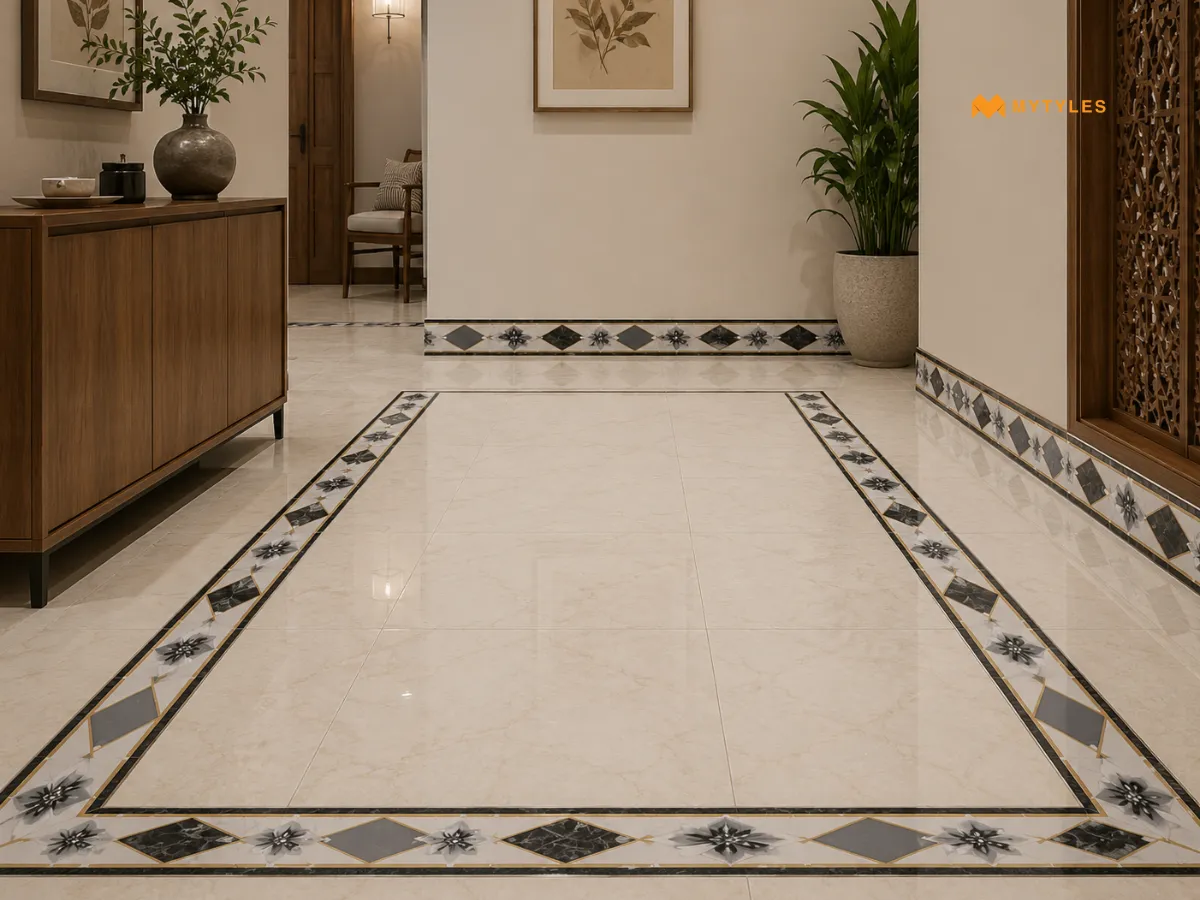 Decorative Skirting as a Floor Border